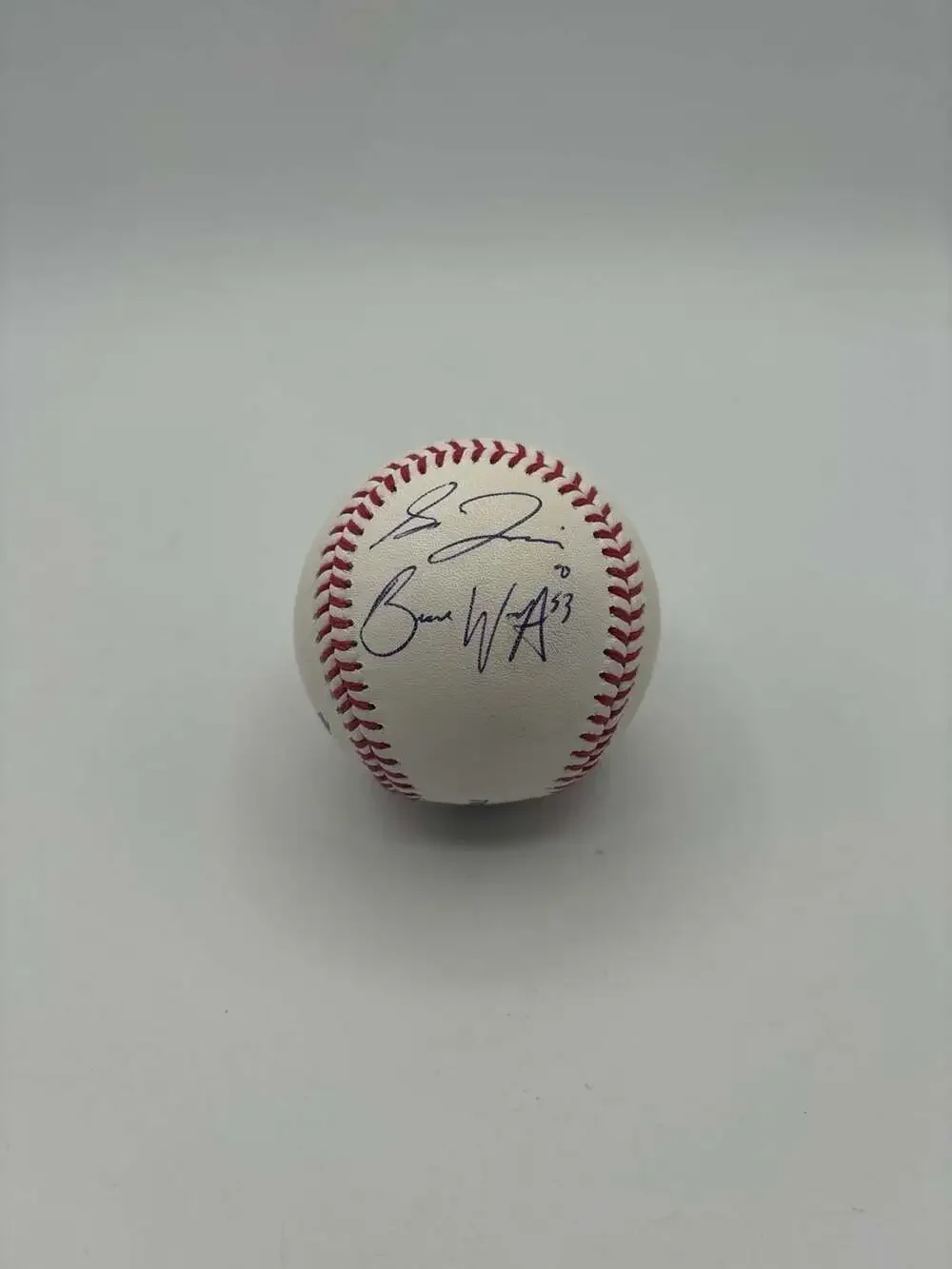 Official MLB Ball: Signed by Chourio, Woodruff, & Frelick
